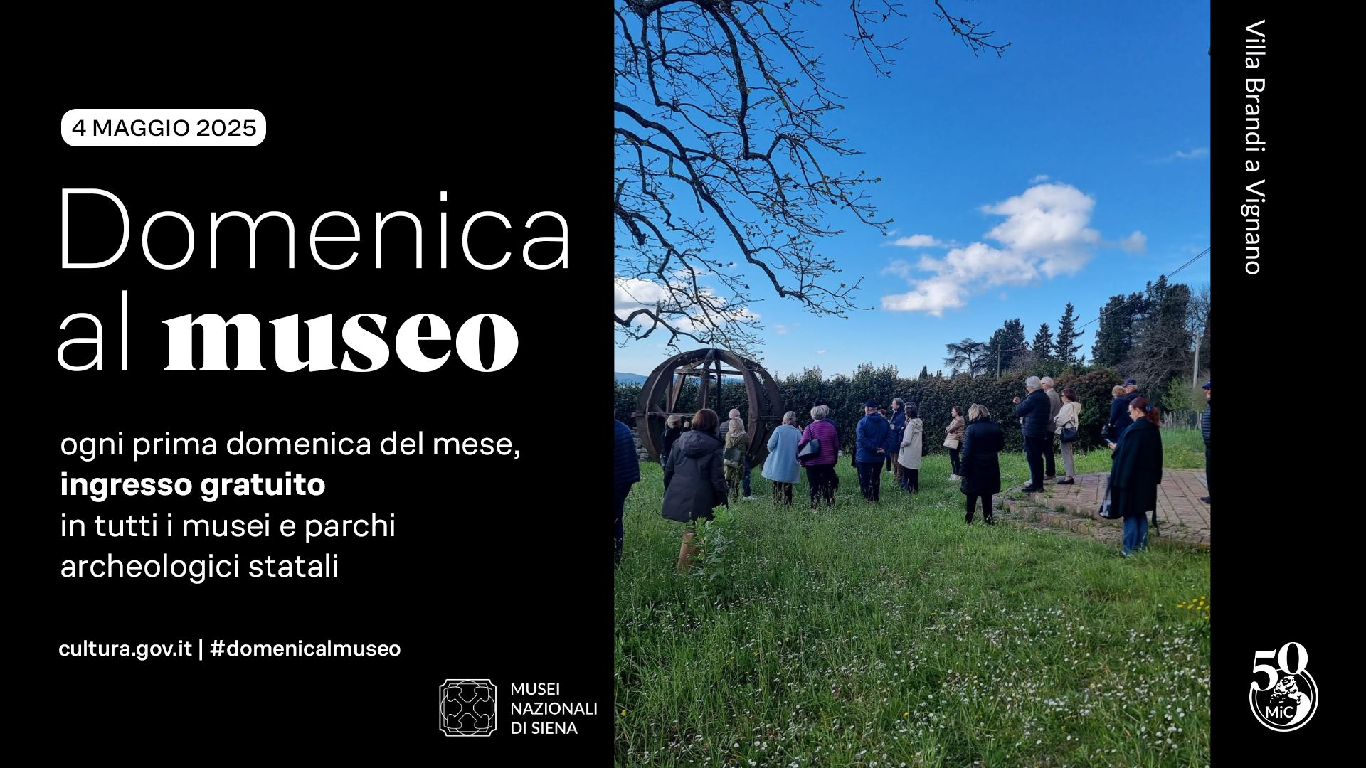 4 maggio 2025, Villa Brandi: "Domenica al Museo"